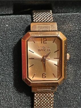 Invicta Angel Quartz Rose Gold Dial Watch 48153